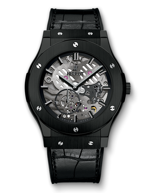 Hublot Classic Fusion Ultra-Thin All Black Copy Watches