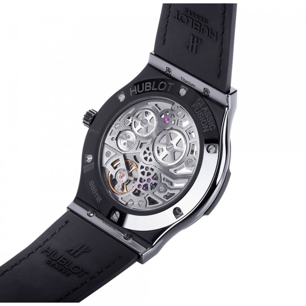 Copy Hublot Classic Fusion Ultra-Thin All Black Watches 0
