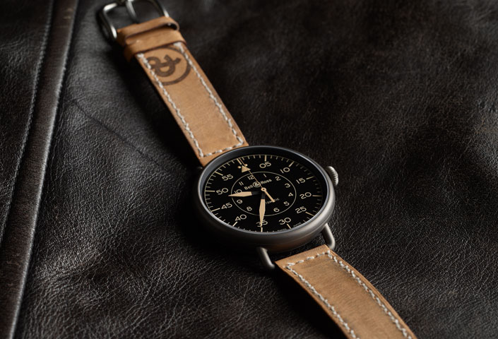 Replica Bell & Ross Vintage WW1 Heritage Calfskin Strap Watches