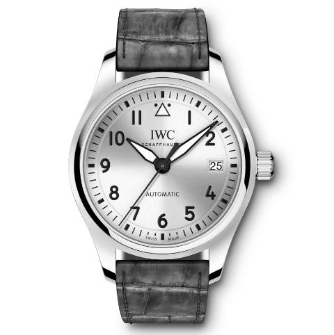 The 36 mm replica IWC Pilot’s watches IW324007 have silver-plated dials.