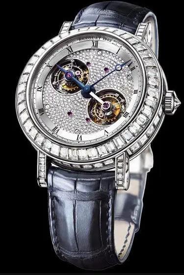 Swiss-made duplication watches have double tourbillon.